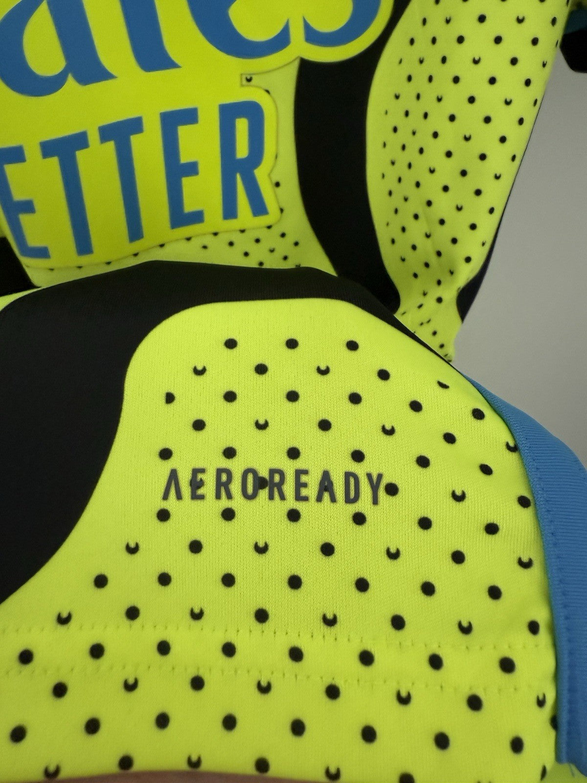 Arsenal Saliba #2 2023/24 Medium Away Shirt Adidas Excellent Condition HR6927