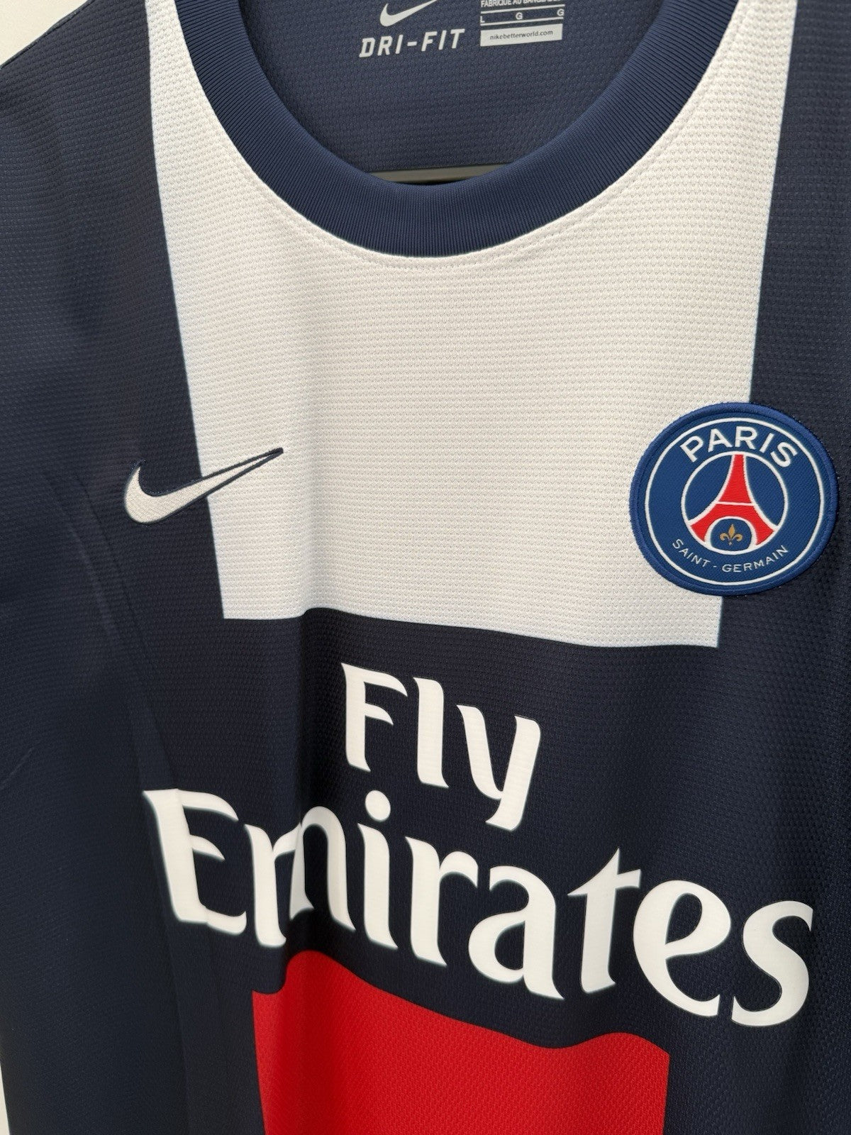 Paris St Germain Pastore #27 2013/14 Large Home Excellent Condition 544424-411