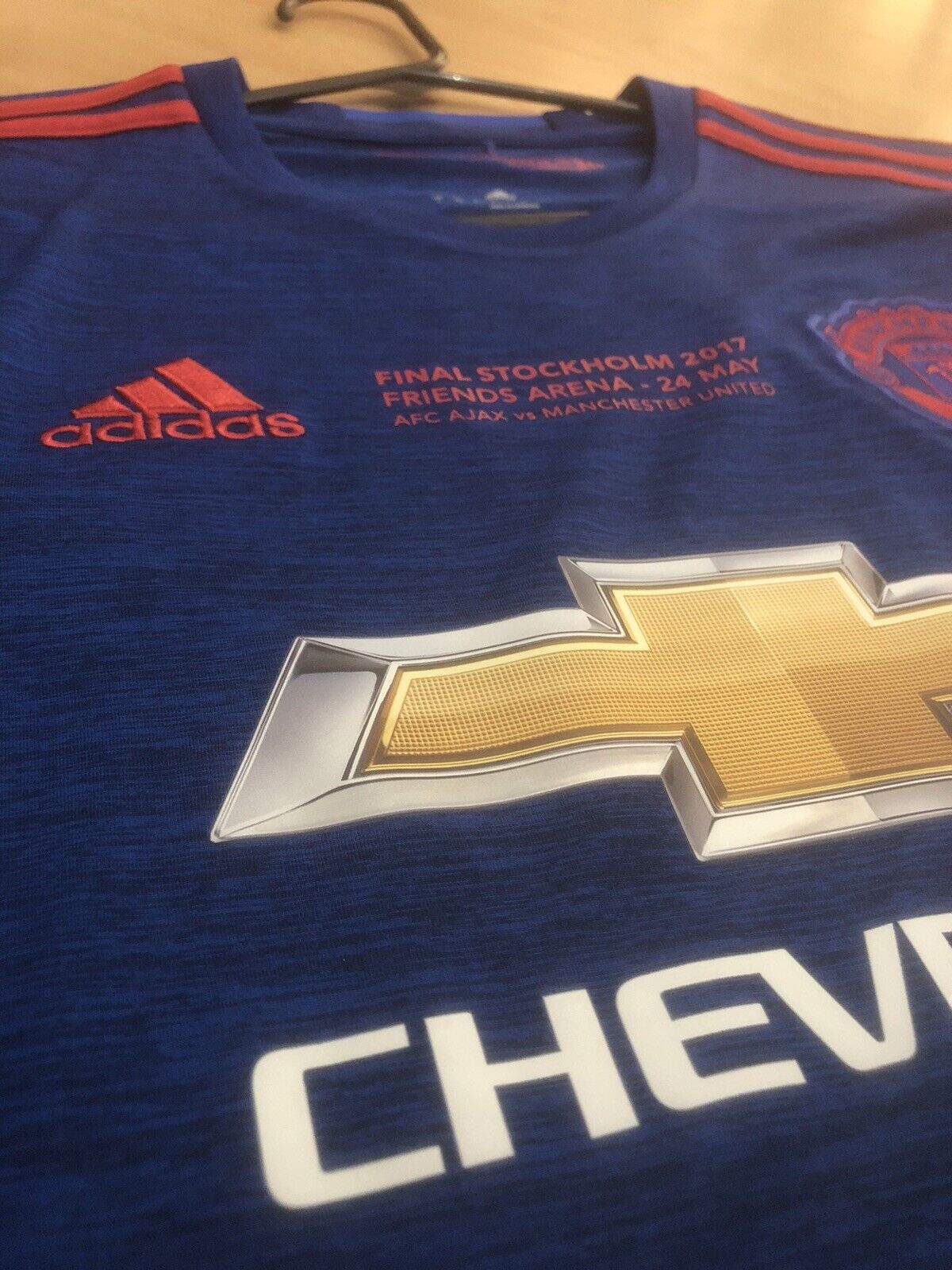 Manchester United 2016 17 Large Ls Away El Final Excellent Condition Ai6703