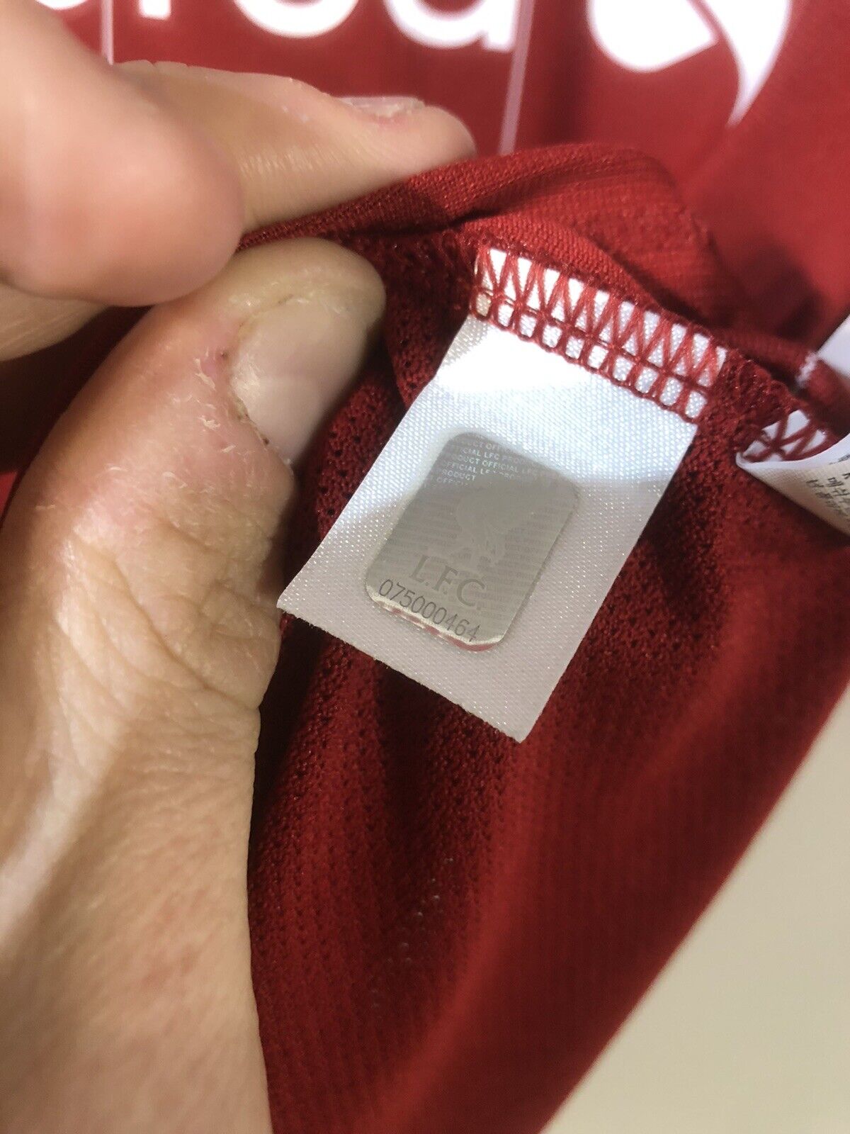 Fabinho #3 Liverpool Large CL 2019/20 Home Shirt Jersey New Balance BNWT