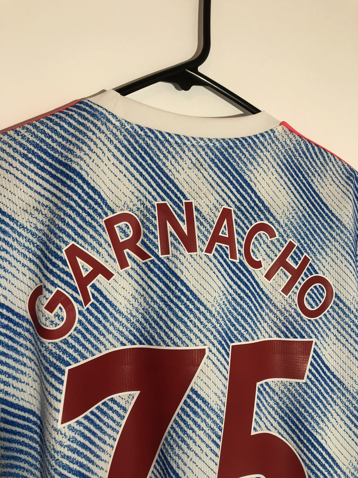 Manchester United Garnacho #75 2021/22 Medium Away Excellent Condition GM4622