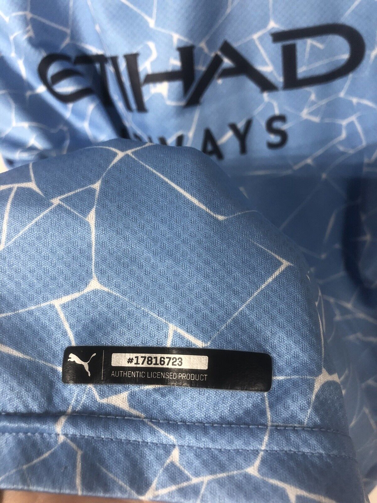 Foden 47 Manchester City 2020 21 Home Medium Shirt Excellent Condition 757058 01