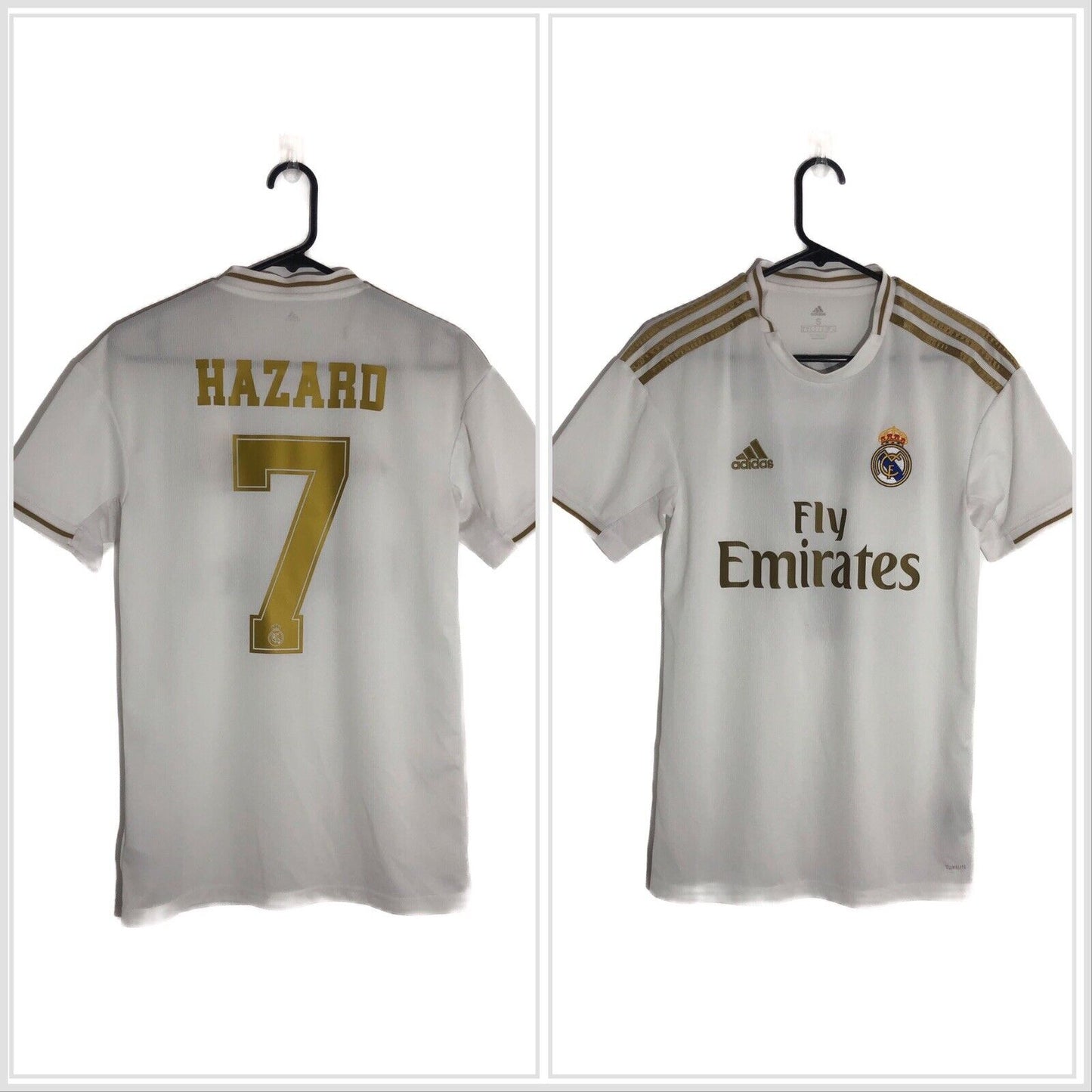 Hazard 7 Real Madrid 2019 20 Small Home Shirt Excellent Condition Dw4433