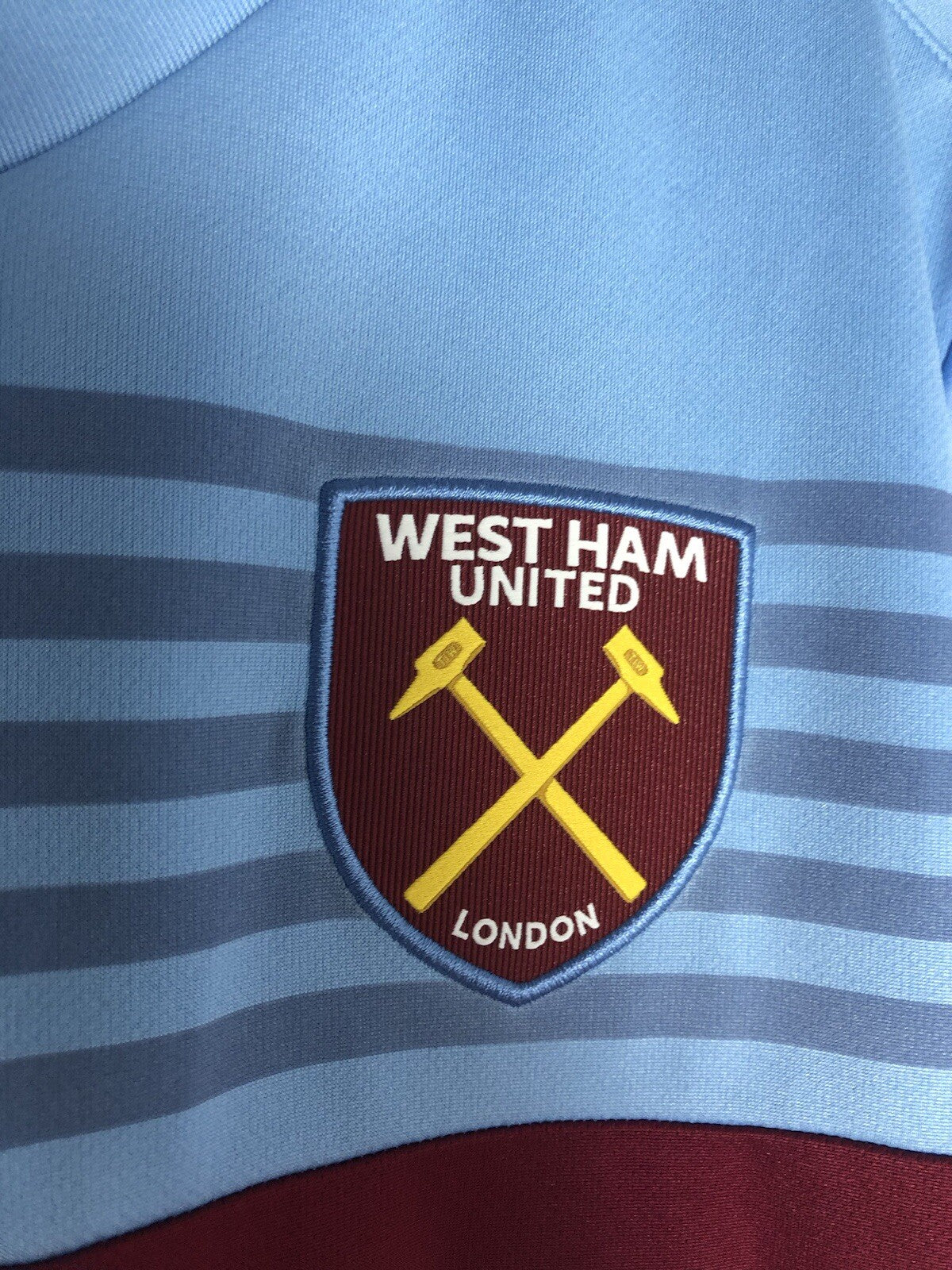 West Ham United Noble #16 2019/20 Medium Home Shirt Umbro Excellent Condition