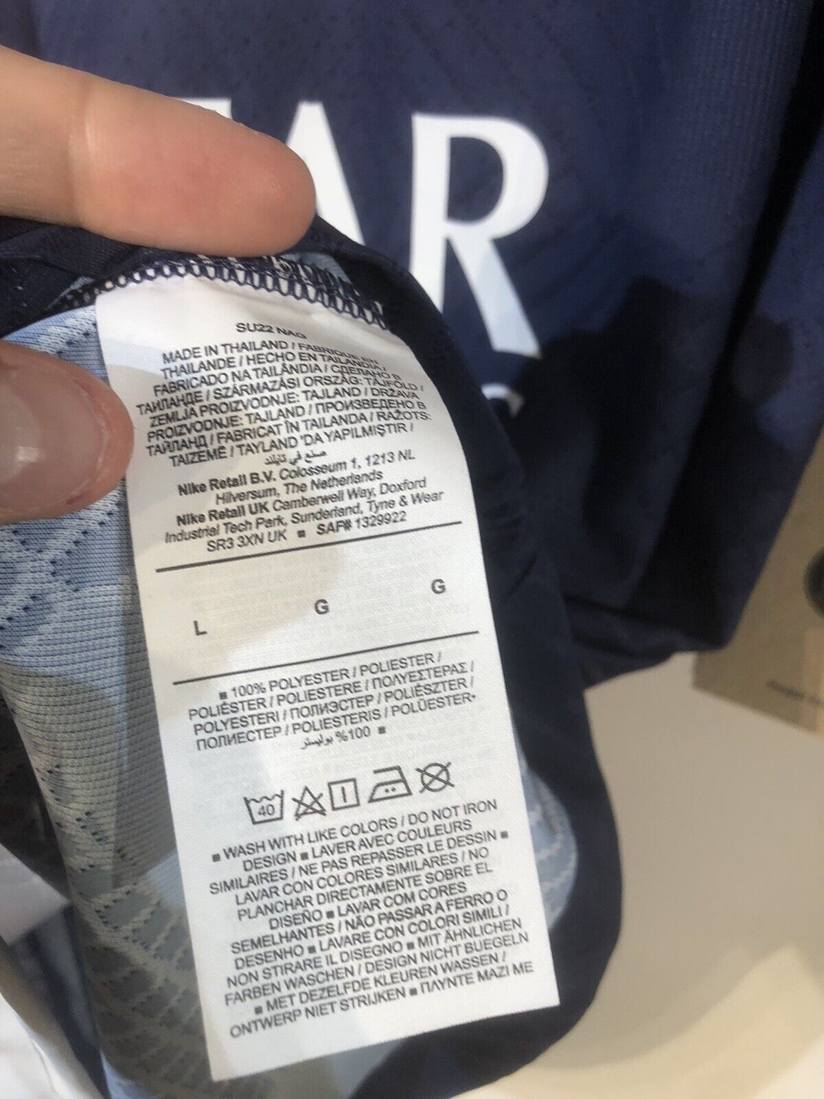 Messi #30 Paris St Germain DriFitAdv 2022/23 Large Home Shirt Excellent Conditio