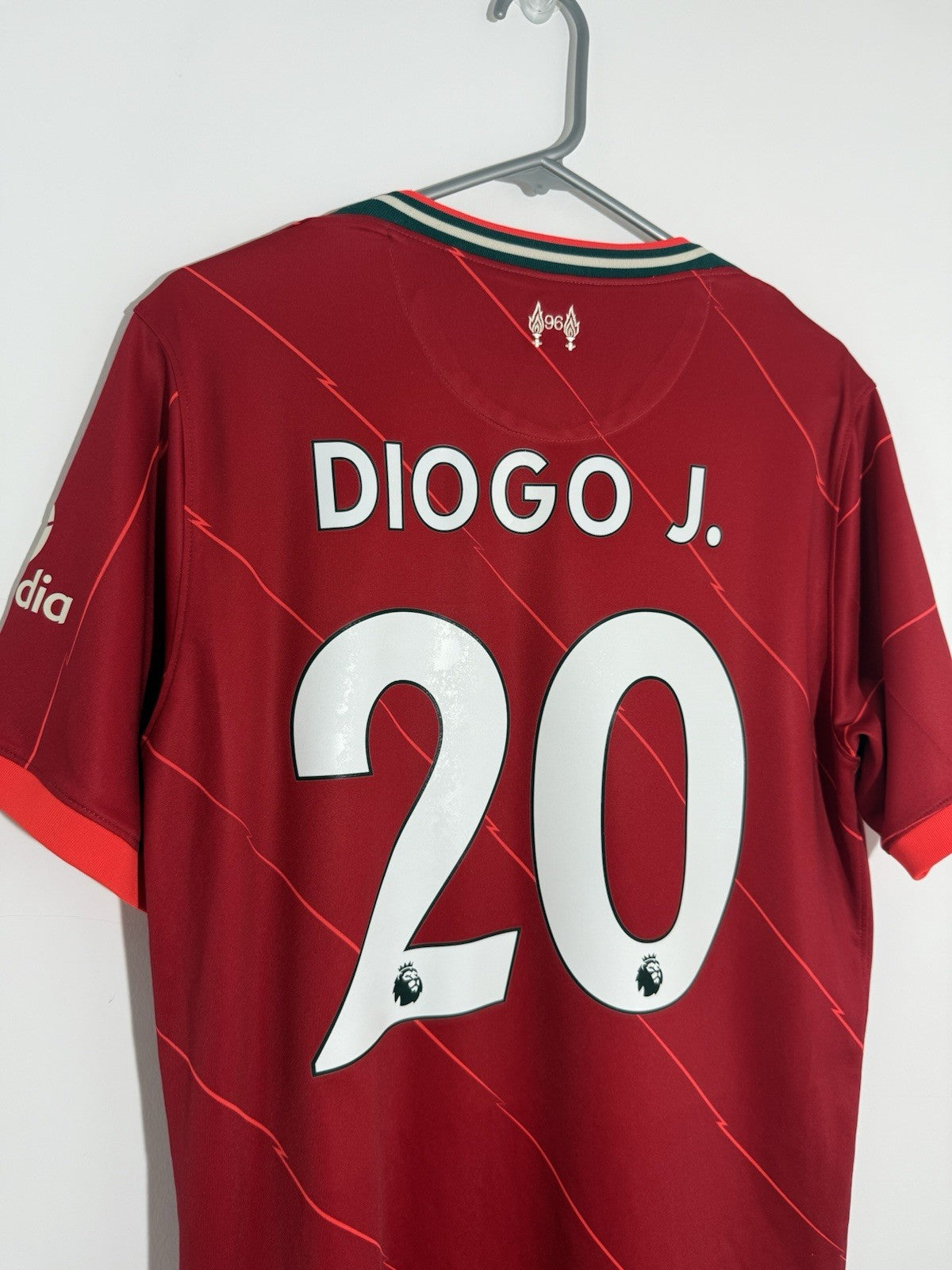 Liverpool Diogo J. #20 2021/22 Large Home Shirt Very Good Condition DB2560-688