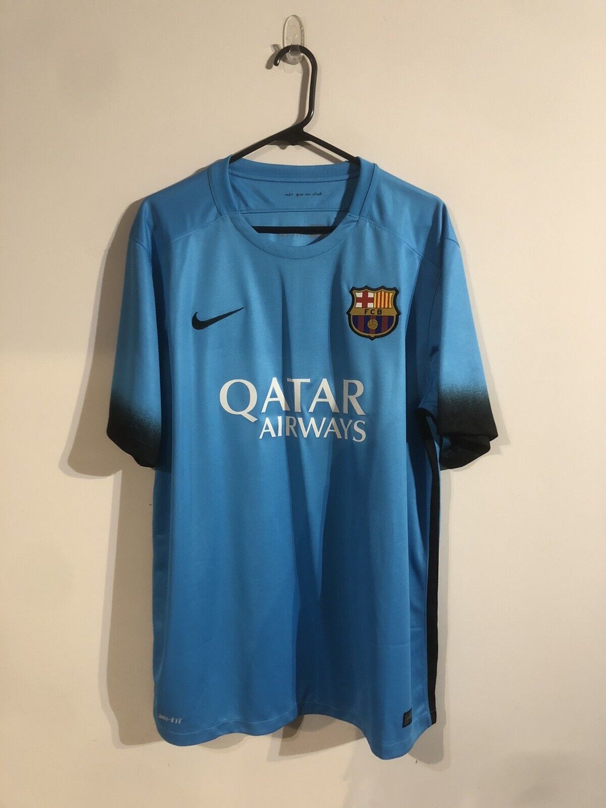Messi #10 Barcelona 2015/16 X-Large 3rd Football Shirt Jersey Trikot Nike BNWT