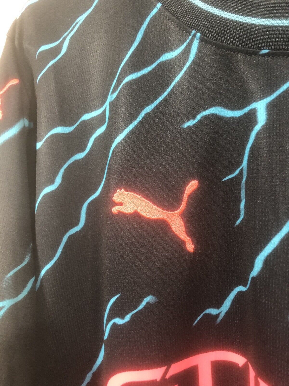 Haaland 9 Manchester City 2023 24 Xl 3rd Shirt Excellent Condition 770461 03