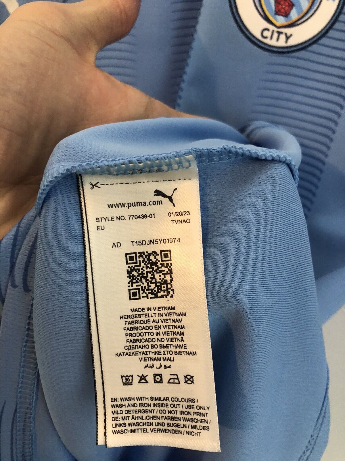 Gvardiol 24 Manchester City 2023 24 Medium Home Excellent Condition 770438 01