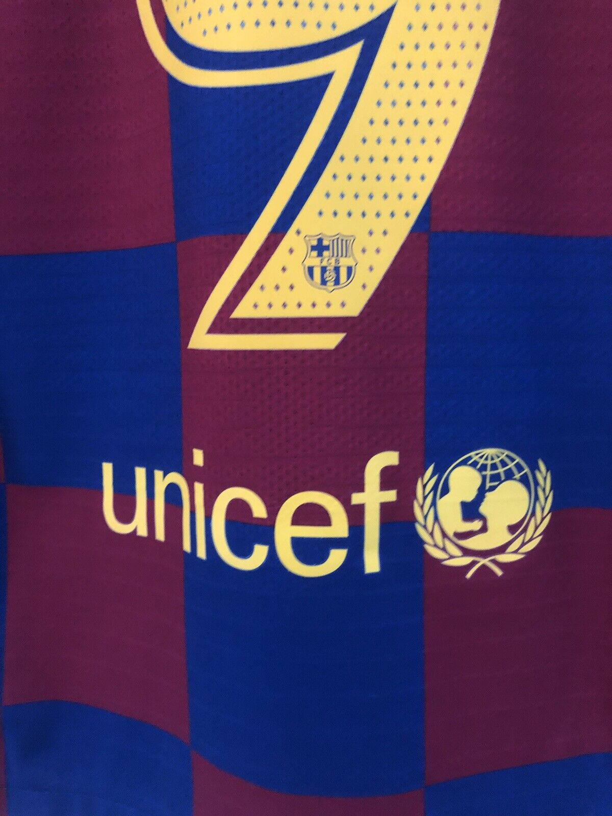 Suarez 9 Barcelona Vaporknit Medium 2019 20 Home Excellent Condition Aj5257 456