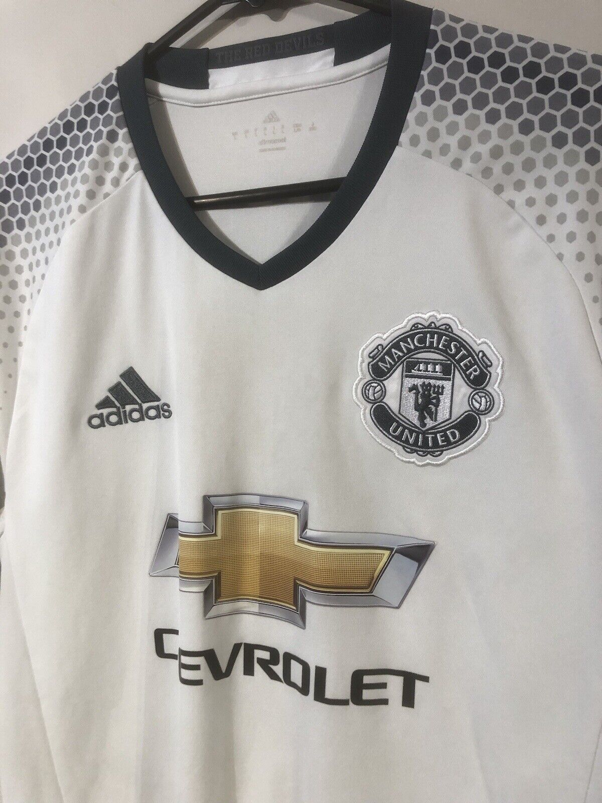 Rashford #10 Manchester United 2016/17 3rd Large Shirt Adidas Good Condition