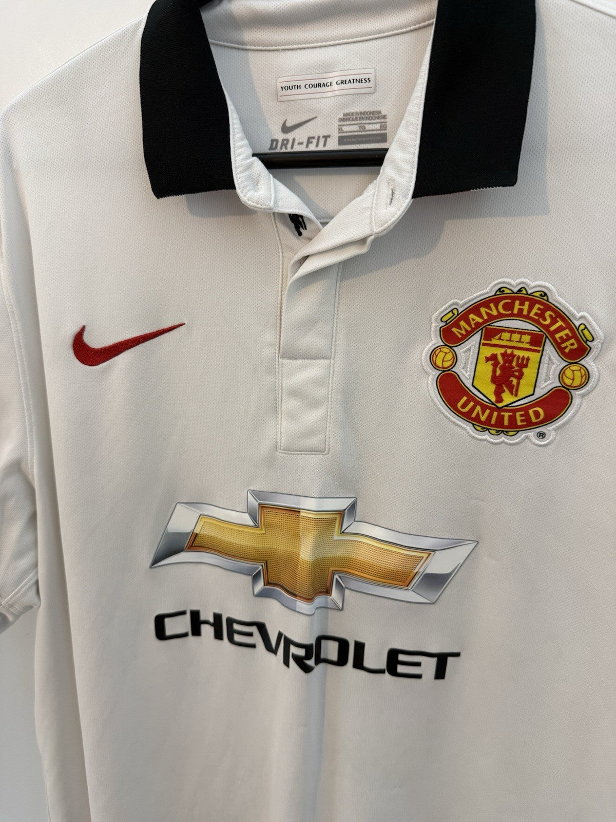 Manchester United Blind #17 2014/15 XL Away Excellent Condition 611032-106