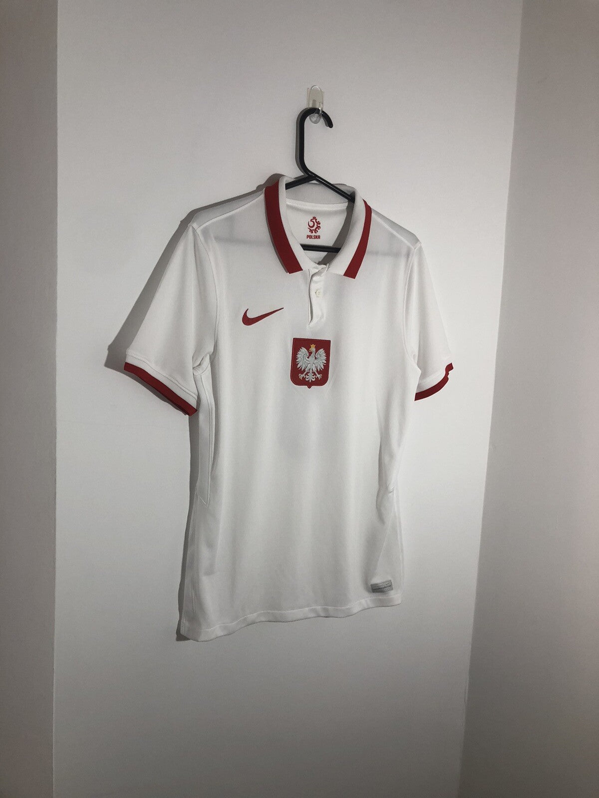 Poland Lewandowski #9 2020 Medium Home Shirt Excellent Condition CD0722-100