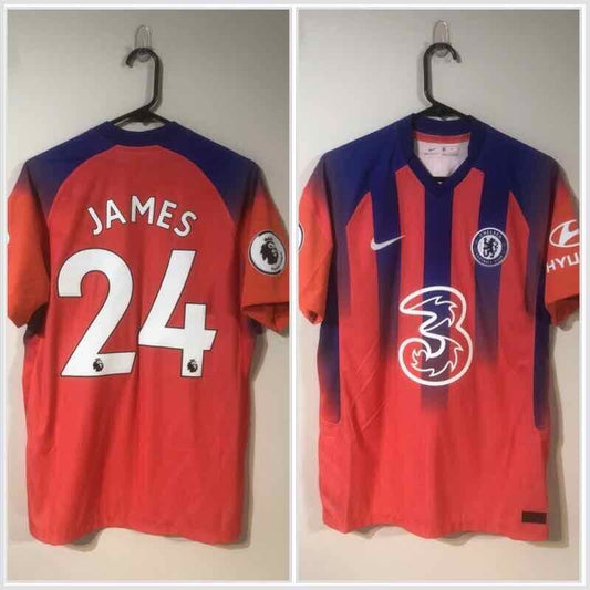 James #24 BNWT Chelsea Vaporknit 2020/21 Medium 3rd Shirt Jersey Nike