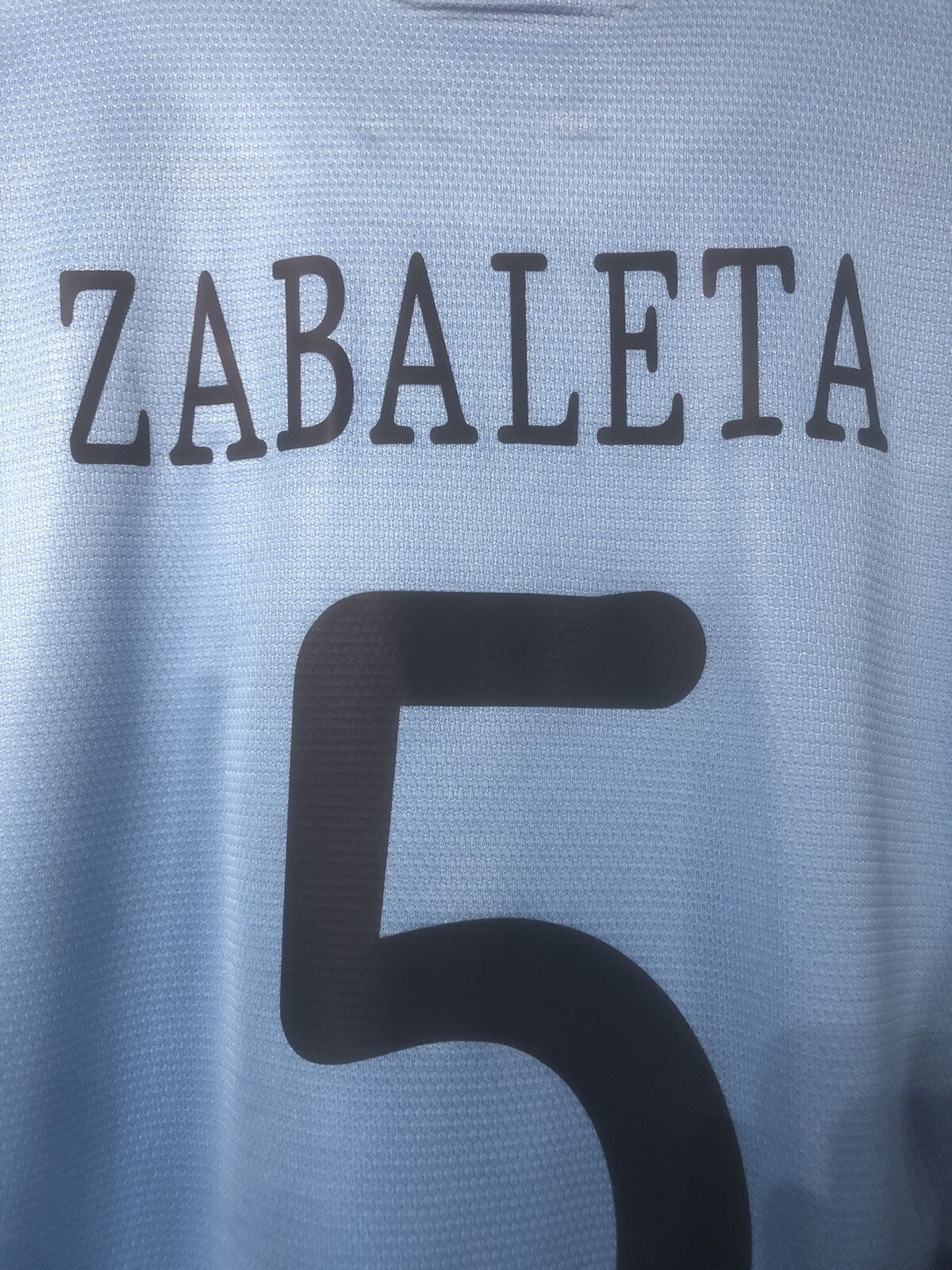 Manchester City Zabaleta #5 2013/14 Large Home Very Good Condition 574863-489