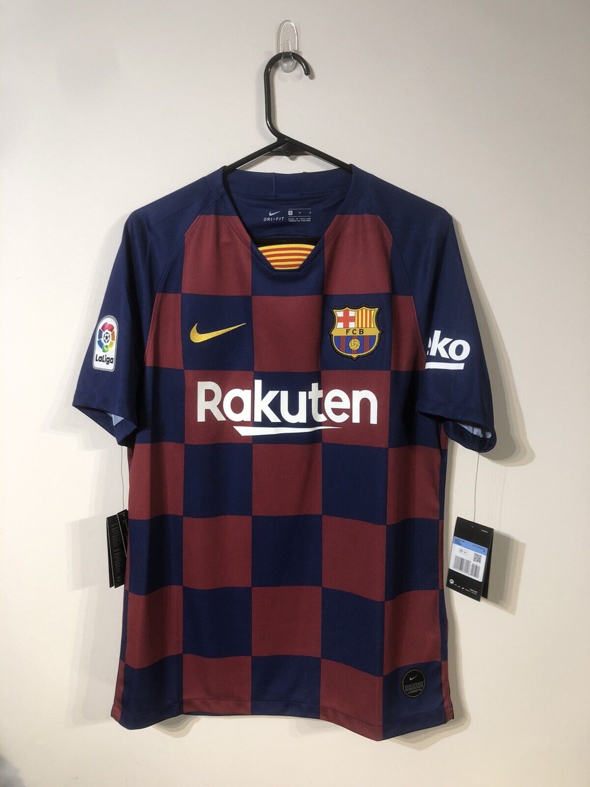 Suarez #9 Barcelona Medium 2019/20 Home Football Shirt Jersey Nike BNWT