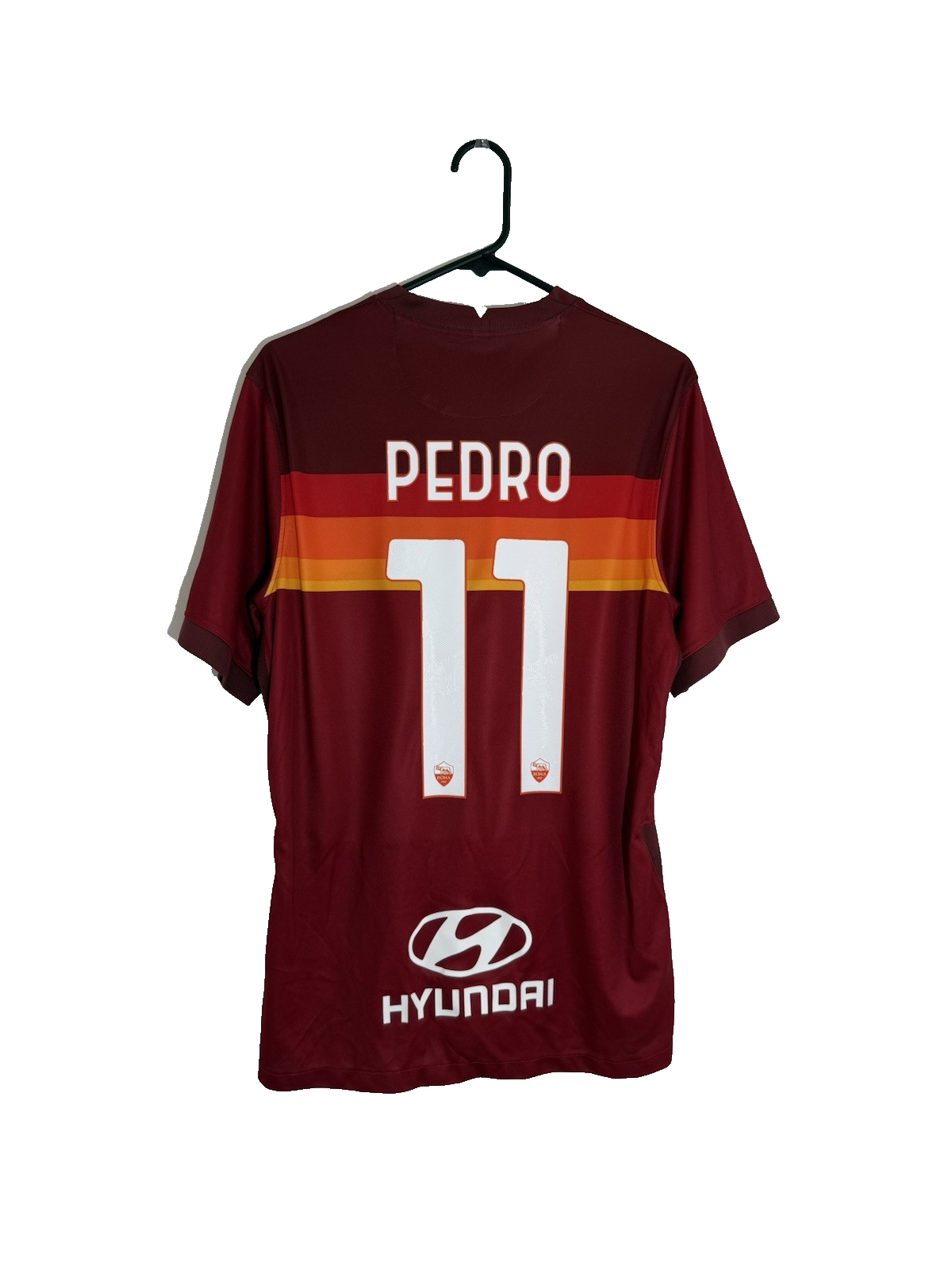 AS Roma Pedro #11 2020/21 Large Home Shirt Excellent Condition CD4248-614