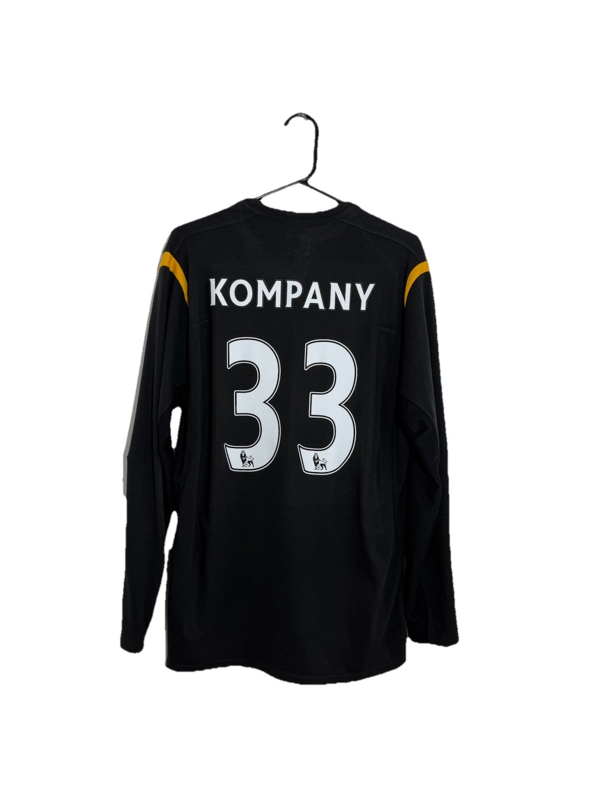 Manchester City Kompany #33 2009/10 Large Away Shirt Excellent Condition