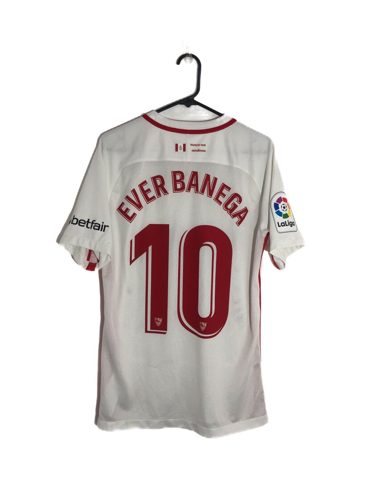 Ever Banega 10 Sevilla 2019 20 Home Large Shirt Excellent Condition  833017 102