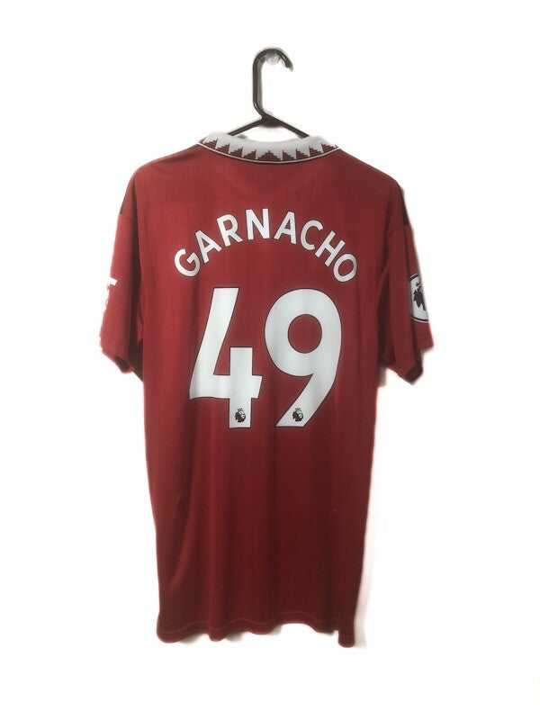 Manchester United Garnacho #49 2022/23 Large Home Excellent Condition H13881