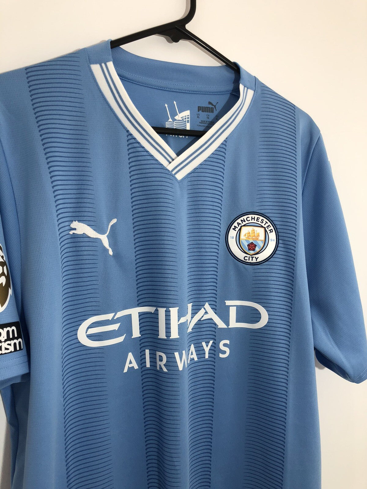 Manchester City Foden #47 2023/24 XL Home Shirt Excellent Condition 770438-01
