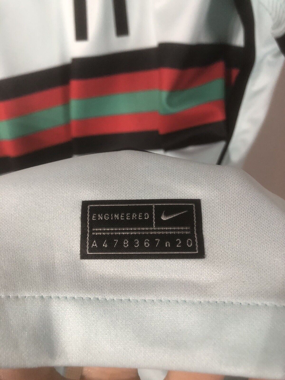 B. Fernandes #11 Portugal 2020 Away Large Shirt Nike Excellent Condition