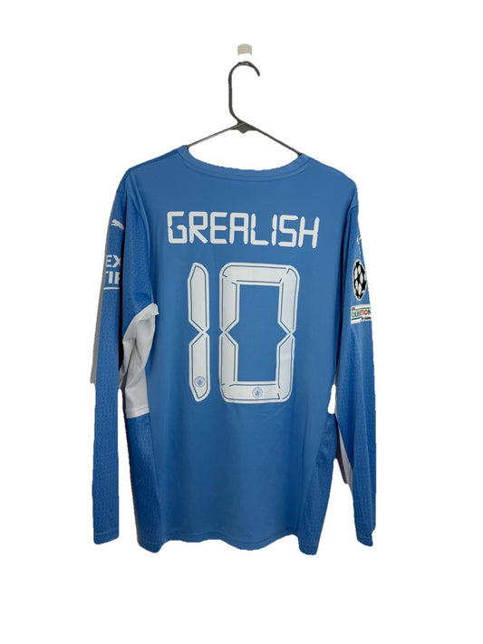 Manchester City Grealish #10 2021/22 Large Home Excellent Condition 759203-01