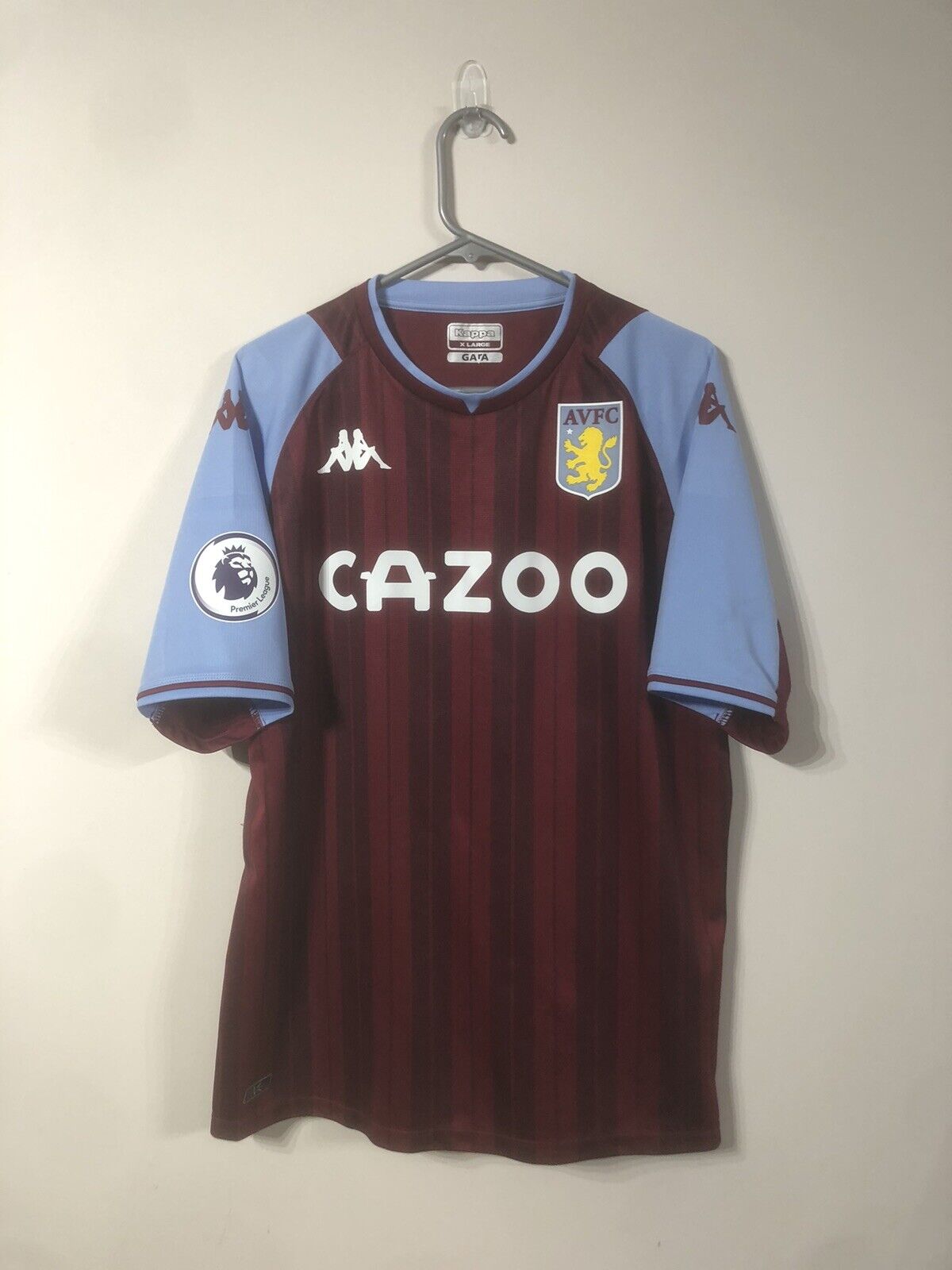 Coutinho #23 Aston Villa 2021/22 XL Home Shirt Kappa Excellent Condition