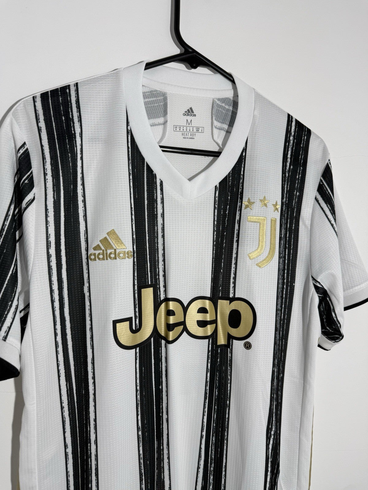 Juventus De Ligt #4 2020/21 Medium Home Shirt Adidas BNWT GJ7601
