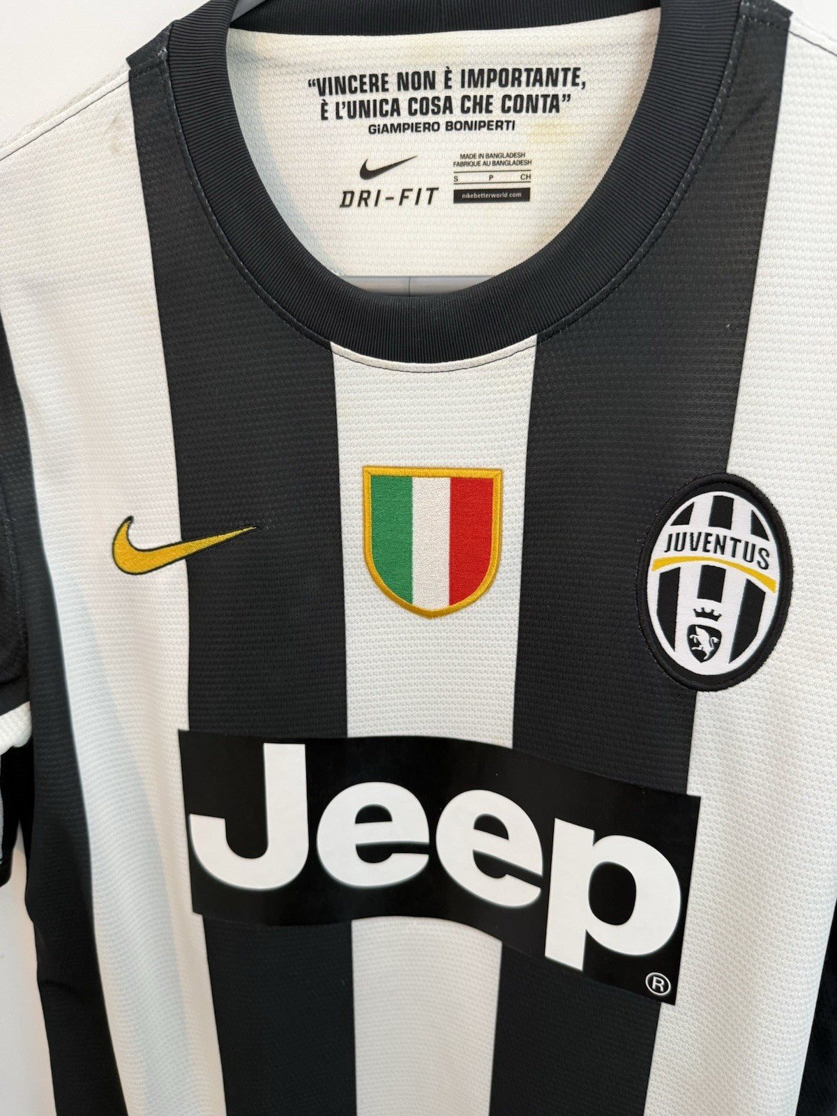 Juventus Vucinic #9 2013/14 Small Home Shirt Nike Excellent Condition 479331-106