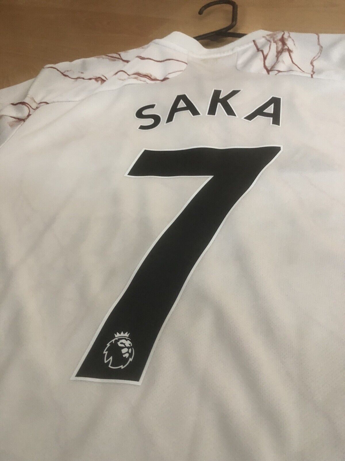 Saka #7 Arsenal 2020/21 XL Away Shirt Adidas Excellent Condition EH5815