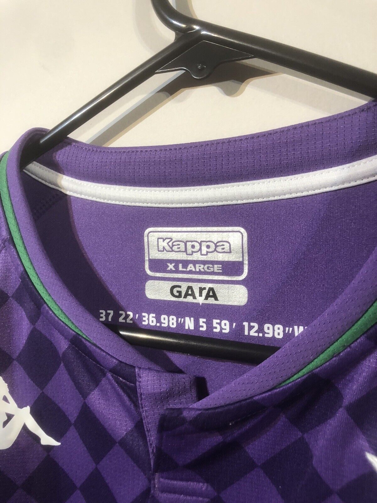 Fekir #8 Real Betis X-Large Kappa Kombat 2020/21 Away Football Shirt