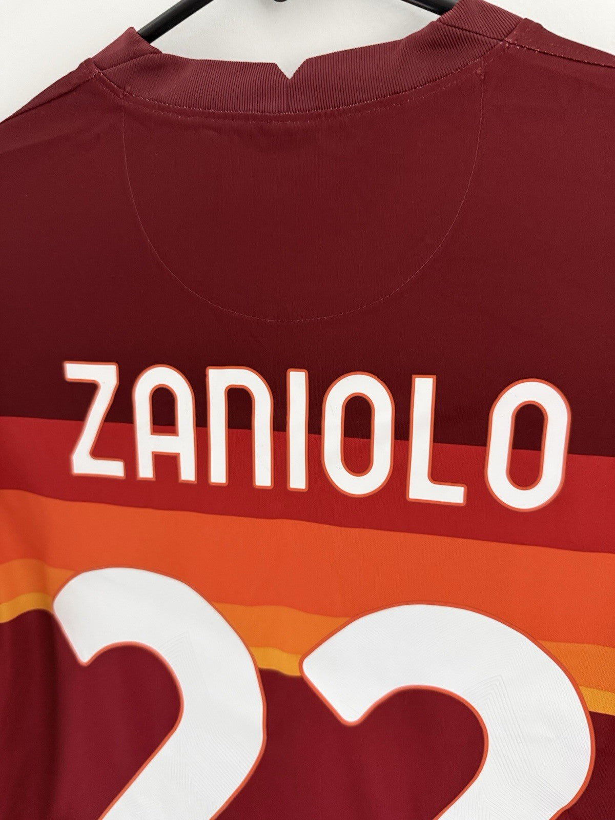 AS Roma Zaniolo #22 2020/21 Home Small Shirt Nike Very Good Condition CD4248-614