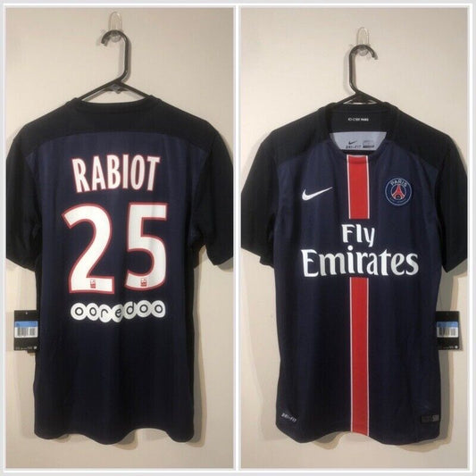 Rabiot #25 Paris St Germain 2015/16 Medium Home Shirt Nike BNWT