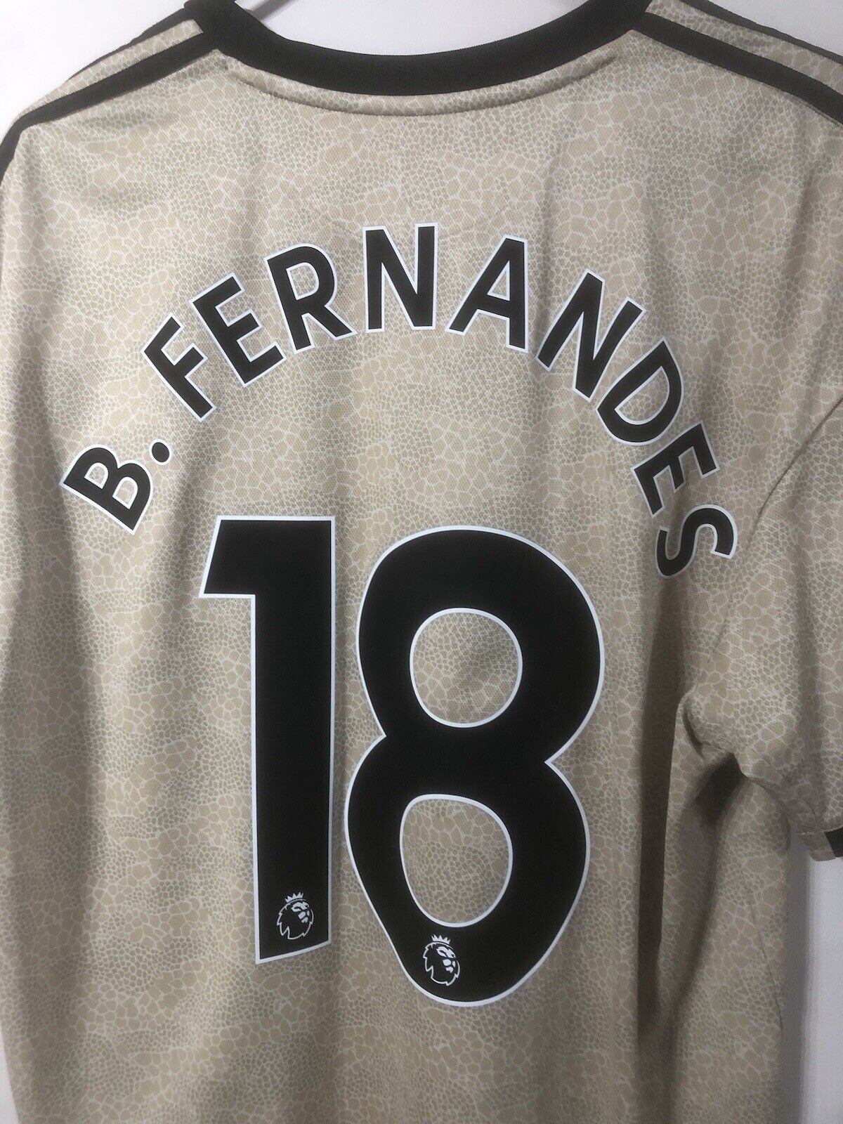 B Fernandes 18 Manchester United 2019 20 Away Xl Very Good Condition Ed7388