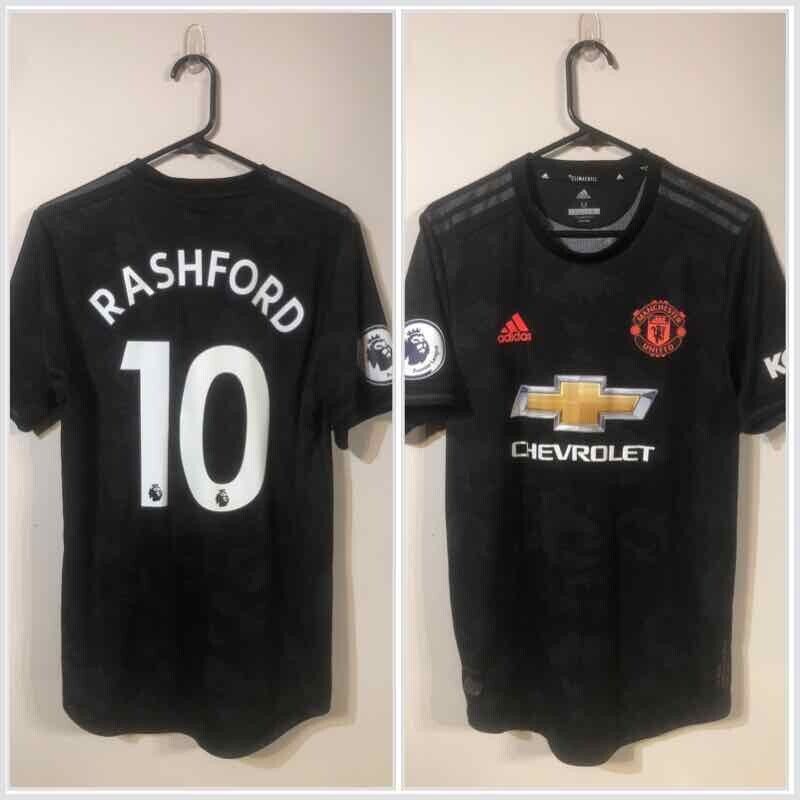 Rashford #10 Manchester United Authentic 2019/20 3rd Medium Excellent Condition
