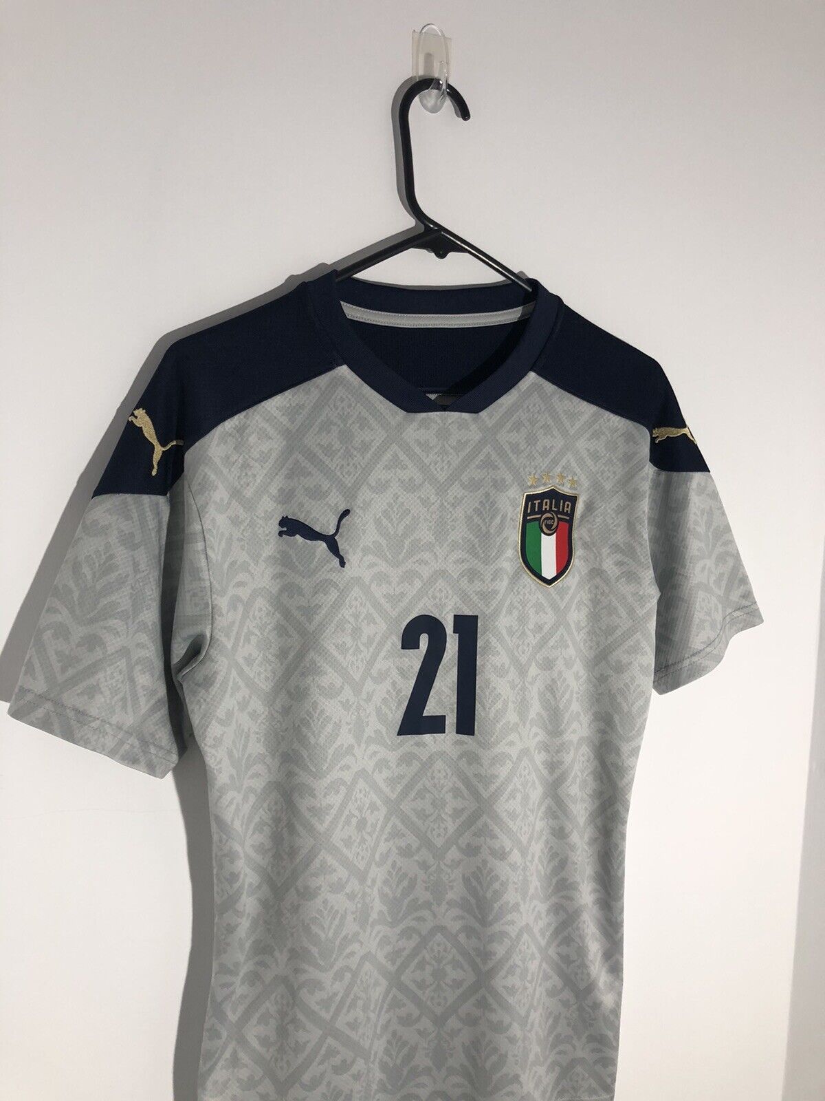 Donnarumma 21 Italy 2020 Away Gk Medium Puma Excellent Condition 756507 05