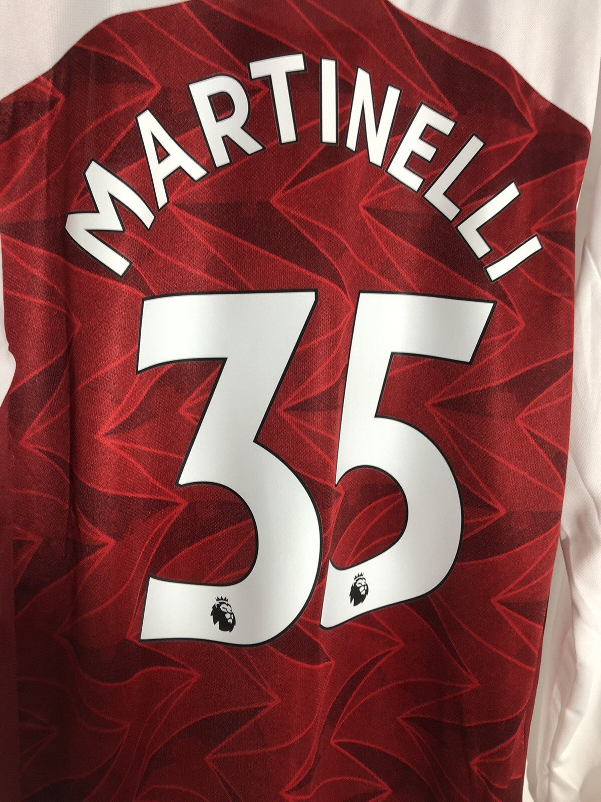 Arsenal Martinelli #35 2020/21 Large LS Home Shirt BNWT EH7814