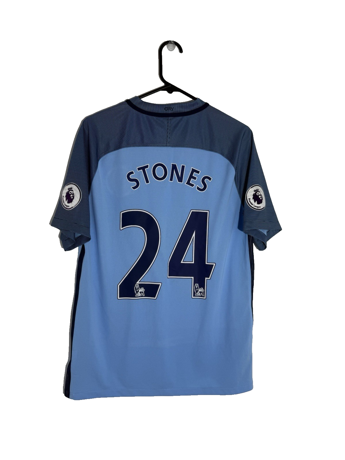 Manchester City Stones #24 2016/17 Medium Home Excellent Condition