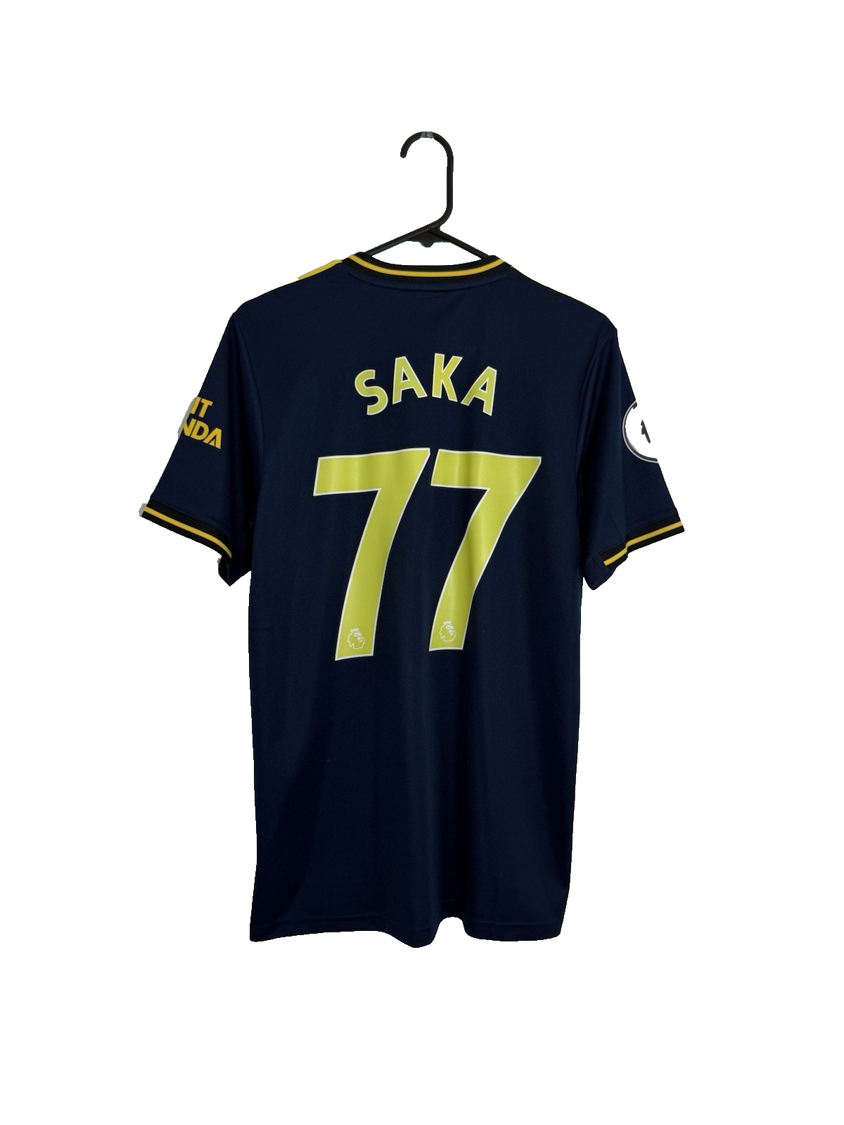 Arsenal Saka #77 2019/20 Medium 3rd Shirt Excellent Condition FJ9322