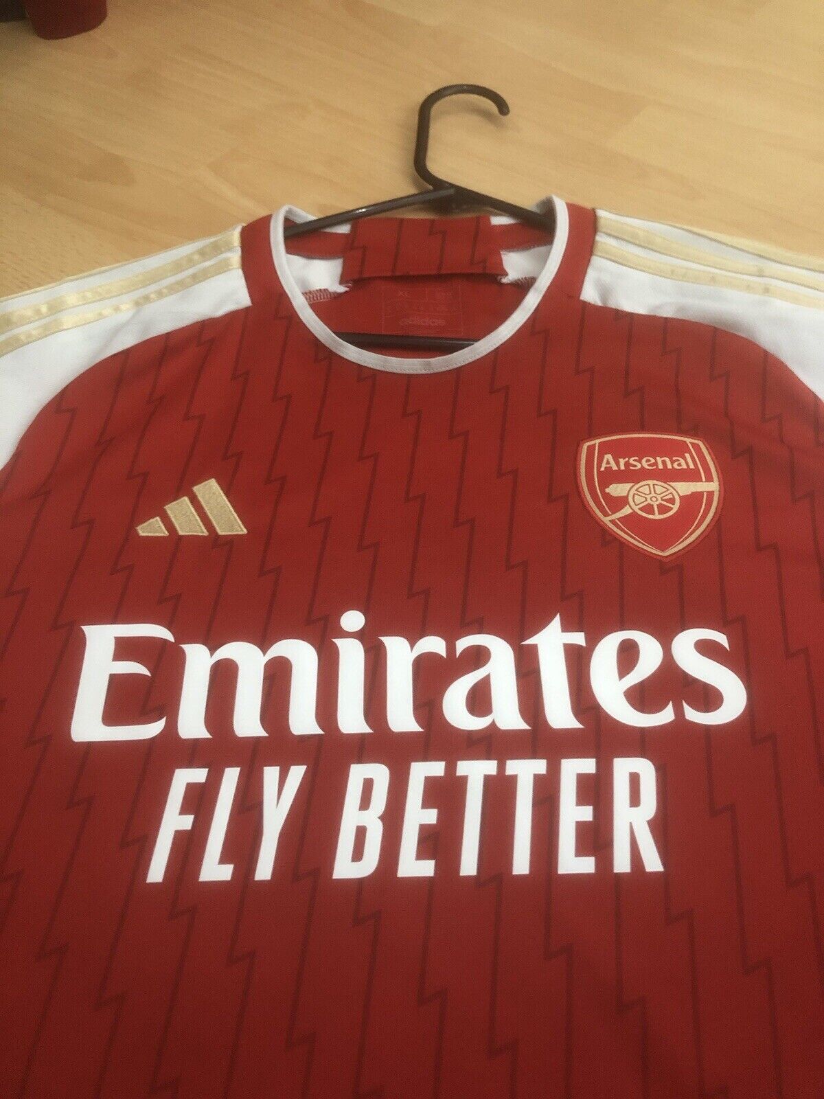 Saka #7 Arsenal 2023/24 XL Home Shirt Adidas Excellent Condition HR6929
