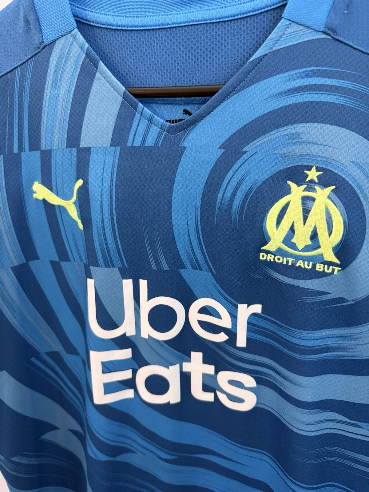 Olympique Marseille Alvaro #3 2020/21 Medium 3rd Excellent Condition 757038-04