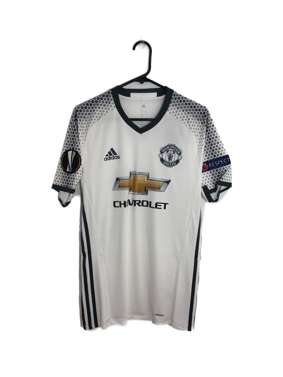 Manchester United Rashford #19 2016/17 Adizero Medium 3rd BNWT AI6662