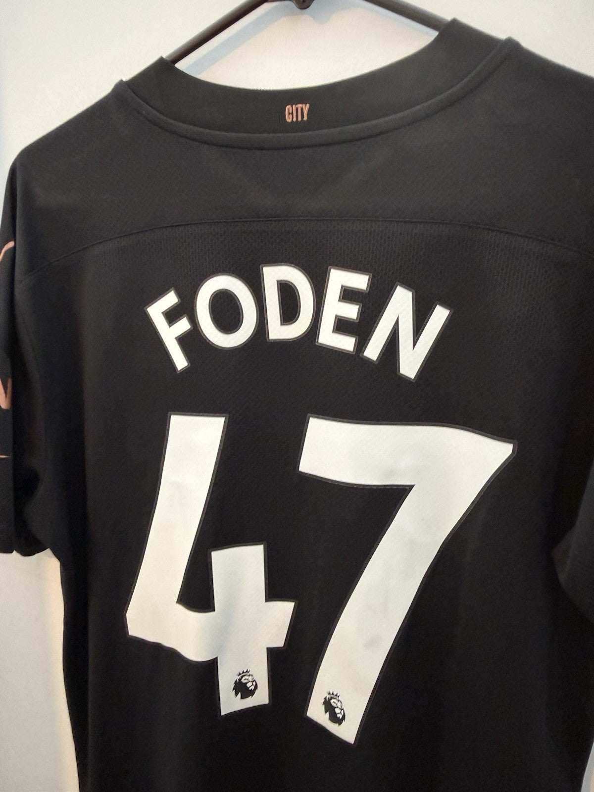 Manchester City Foden #47 2020/21 Medium Away Excellent Condition 757065-02