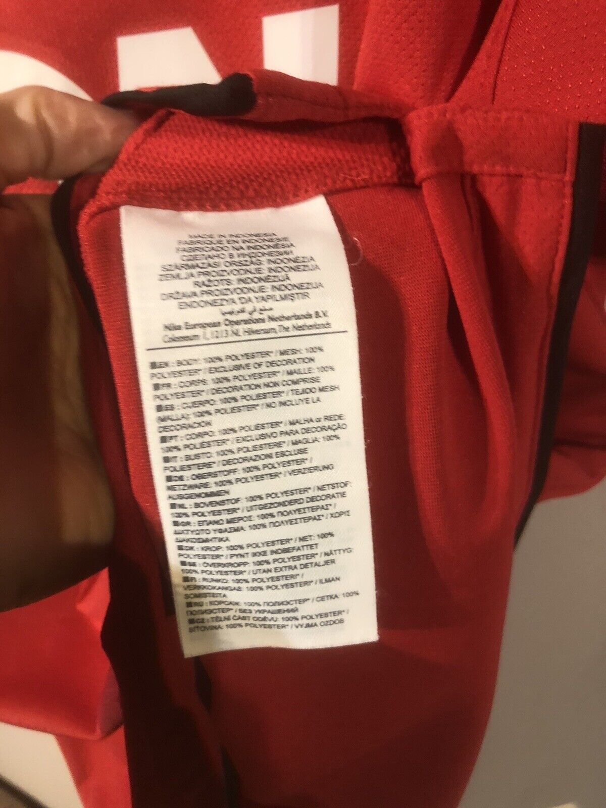 Hargreaves #4 Manchester United 2010/11 Medium Home Shirt Excellent Condition