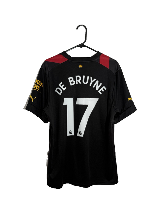 Manchester City De Bruyne #17 2022/23 XL Away Shirt Excellent Conditio 765722-02