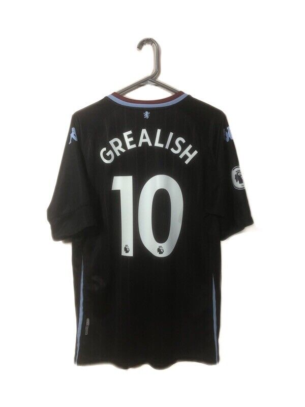 Grealish 10 Aston Villa 2020 21 XL Away Shirt Kappa Excellent Condition