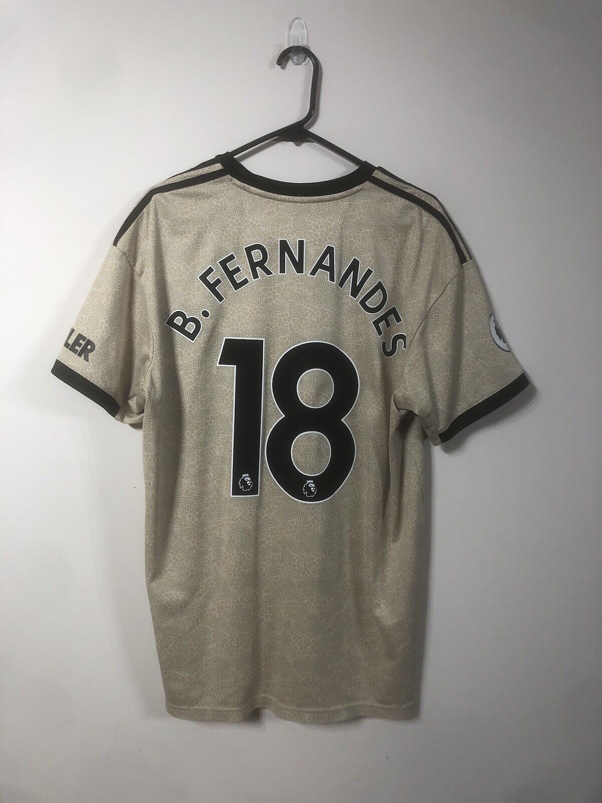 B Fernandes 18 Manchester United 2019 20 Away Xl Very Good Condition Ed7388