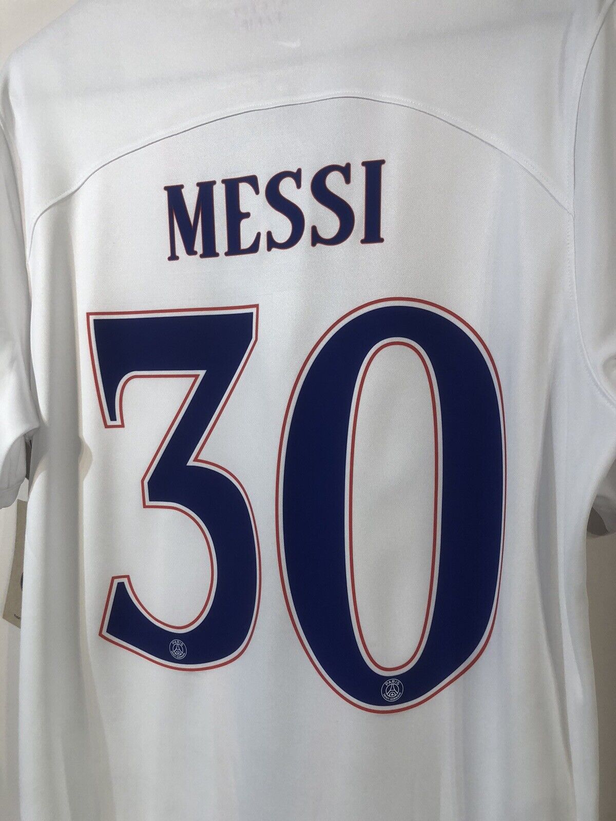 Messi #30 Paris St Germain 2022/23 Medium Euro Away Shirt Nike Excellent Conditi