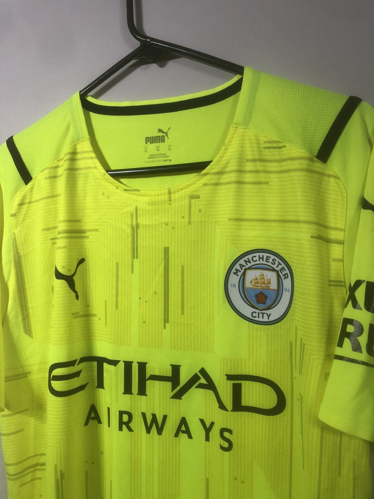 Manchester City Ederson #31 2021/22 XL Authentic GK Excellent Condion 759185-99